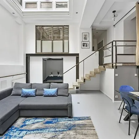 Montmartre Theater Loft Apartment Paris Exterior photo